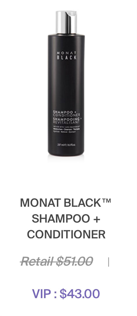 Black Shampoo + Conditioner